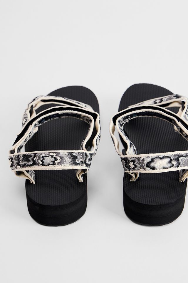 Teva Midform Universal Floral Black Sandals #4
