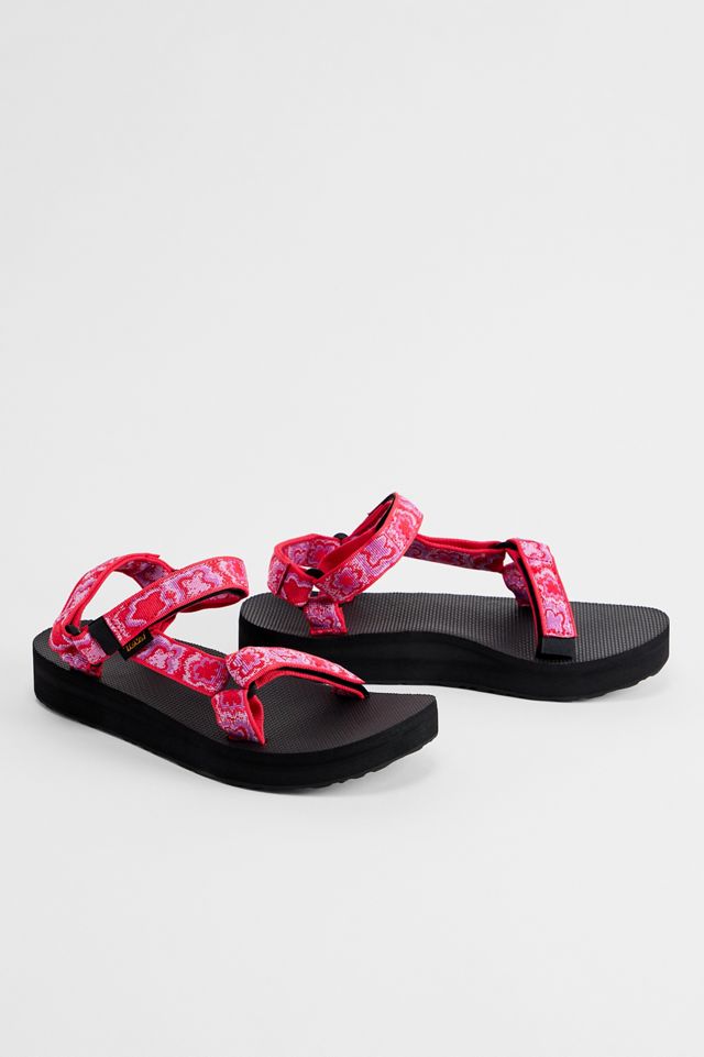 Teva Midform Floral Pink Sandals #1