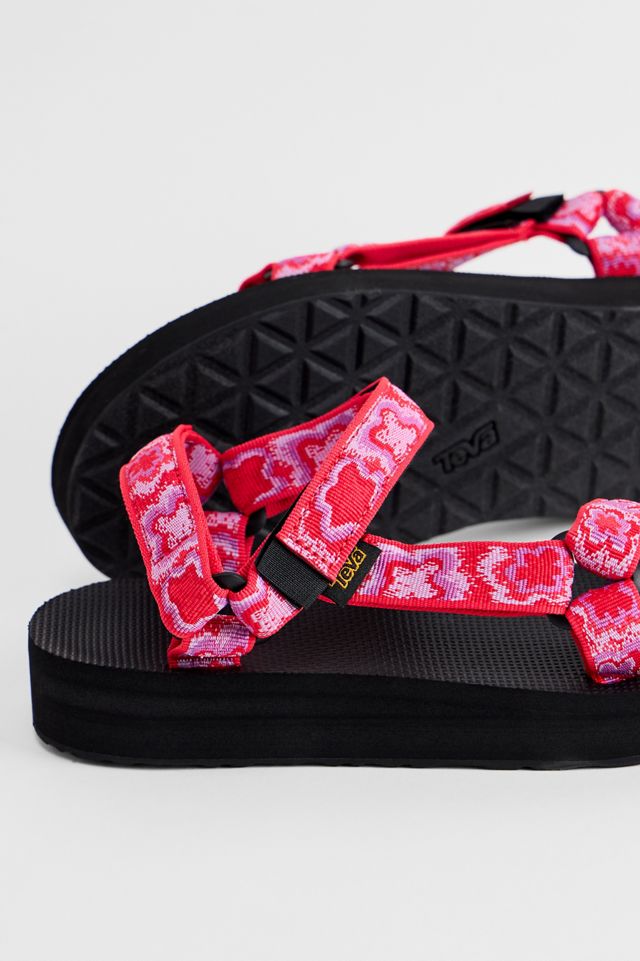 Teva Midform Floral Pink Sandals #2
