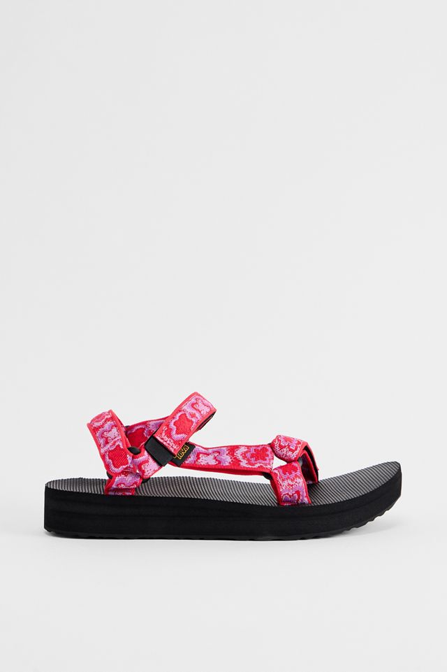 Teva Midform Floral Pink Sandals #3
