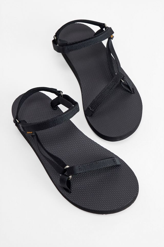 Teva Schwarze Original Universal Slim Sandalen #1
