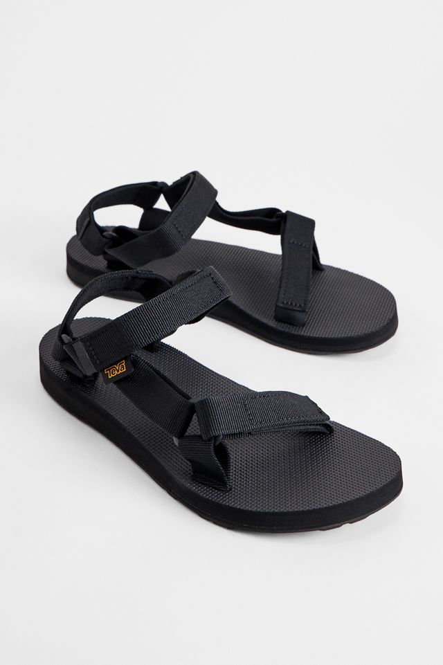 Teva Schwarze Original Universal Slim Sandalen #1