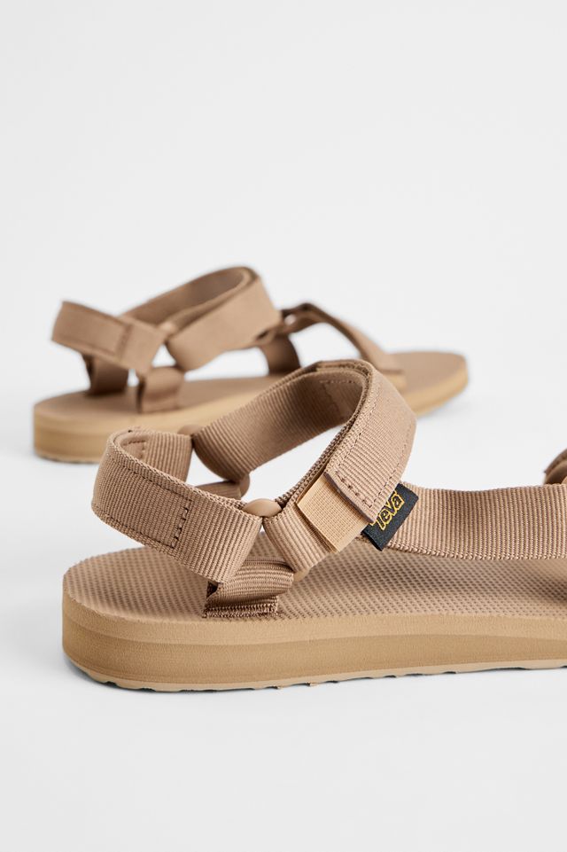 Teva Hellbraune Original Universal Slim Sandalen #2