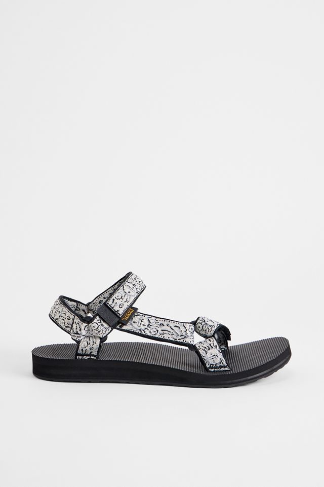 Teva Schwarzes Muster Original Universal Slim Sandalen #2