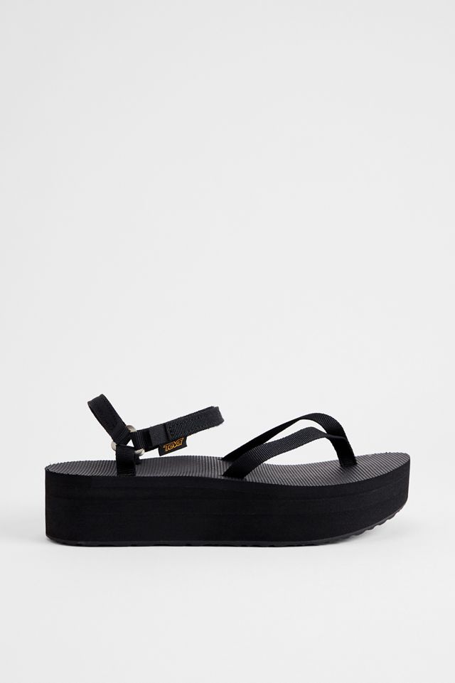 Sandales noires à plateforme fine Teva #2