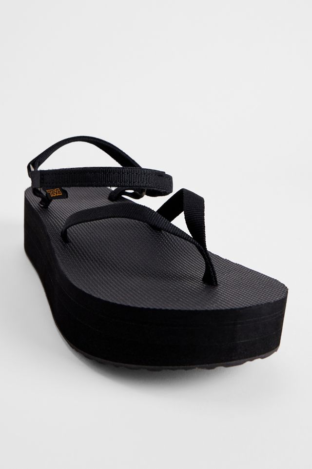 Sandales noires à plateforme fine Teva #3
