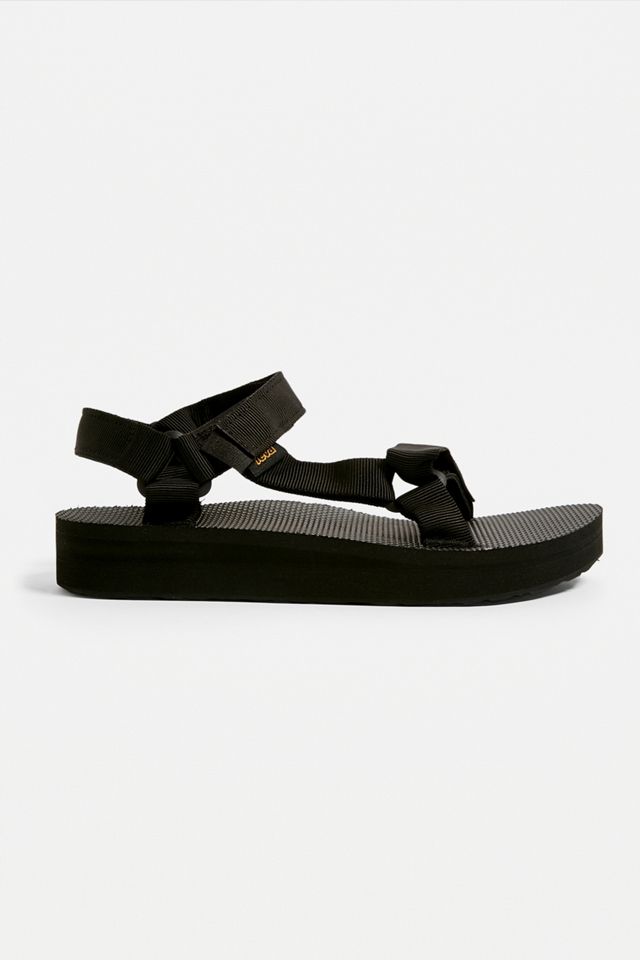 Teva Black Midform Sandals #4
