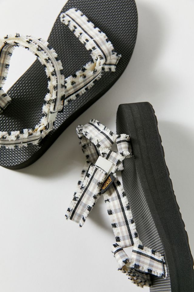 Teva Sandali Midform Fray Black White Urban Outfitters IT