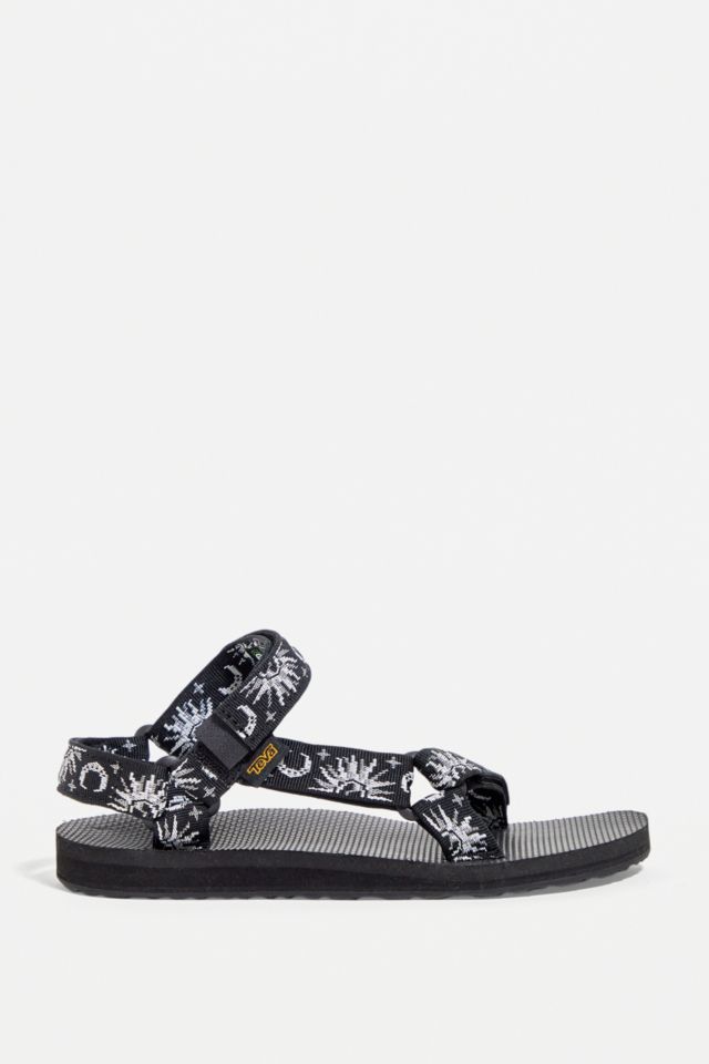 Teva Original Universal Sun & Moon Black Sandals | Urban Outfitters UK