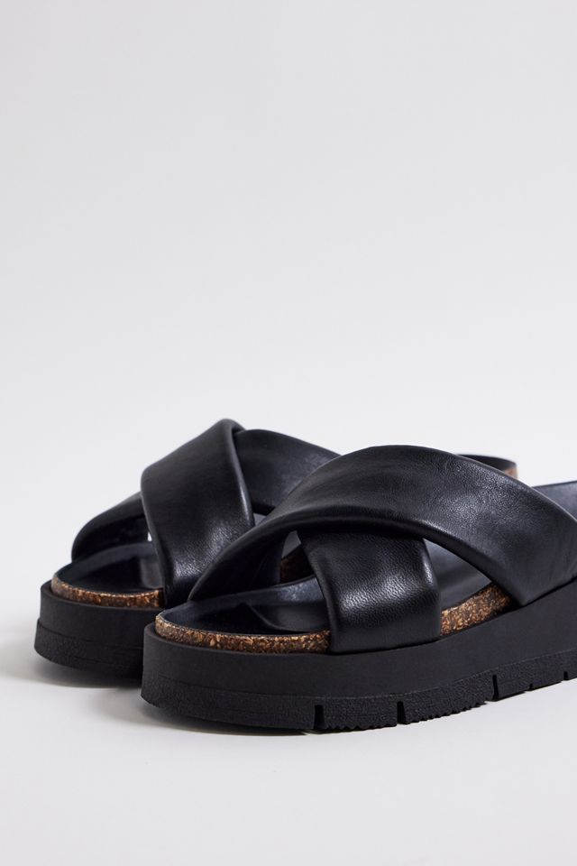 UO Sandali con cinturino incrociato indie nero #2