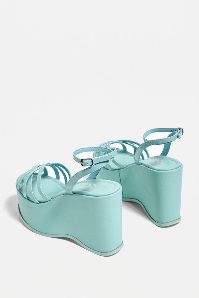 ROC – Plateausandalen „Roxy“ in Himmelblau mit Riemchendesign #2