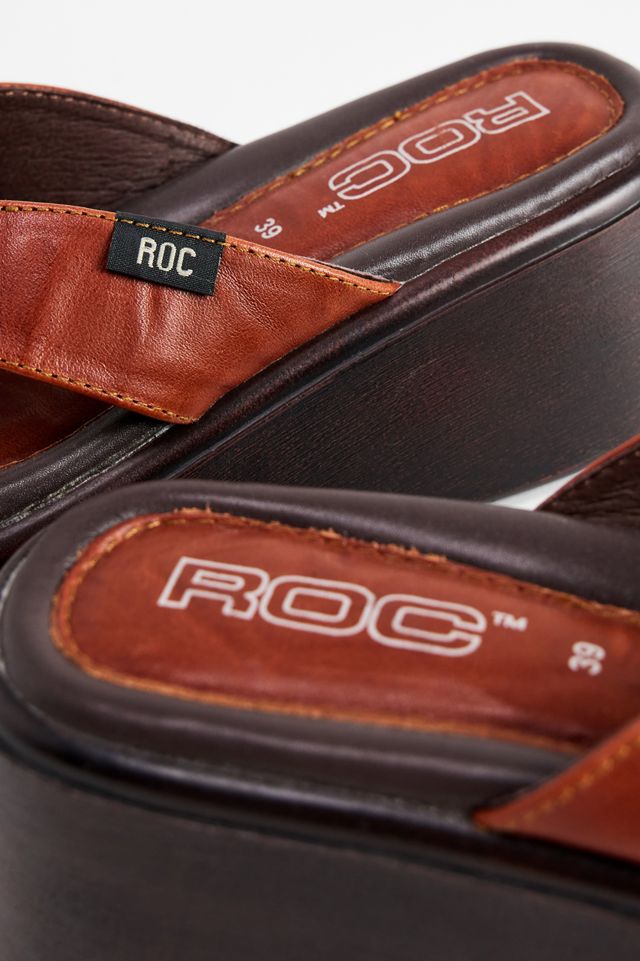 ROC Tan Sadie Plateau-Flip-Flops #3