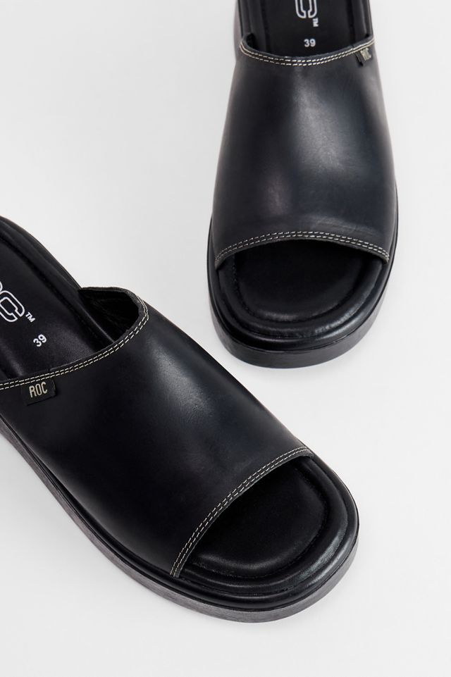 ROC Black Soda Slide Sandals #3