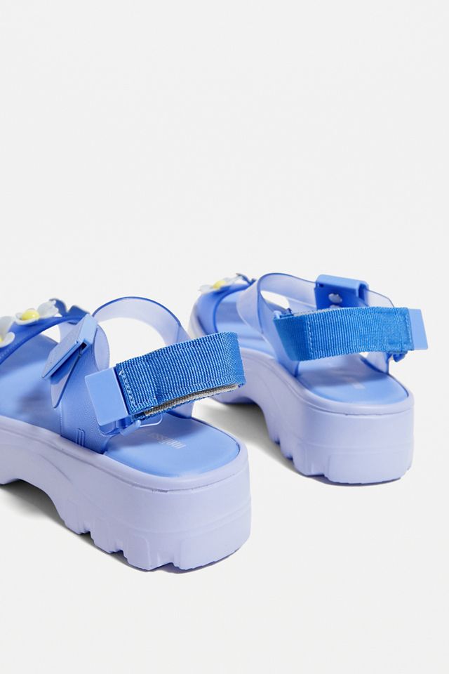 Lazy Oaf X Melissa Blue Kick Off Sandalias #4