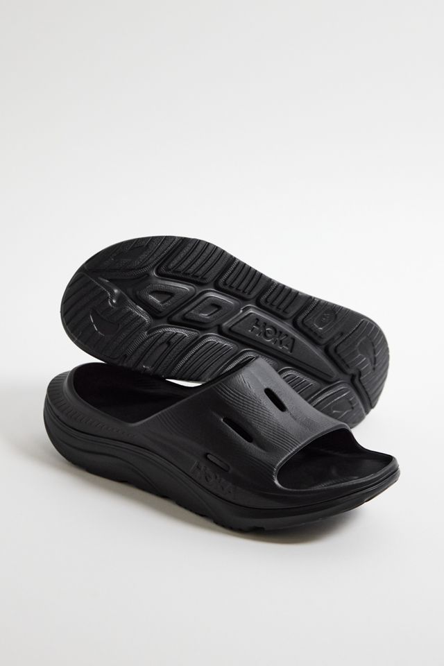 HOKA Schwarz Ora Erholung Dia 3 Sandalen #1