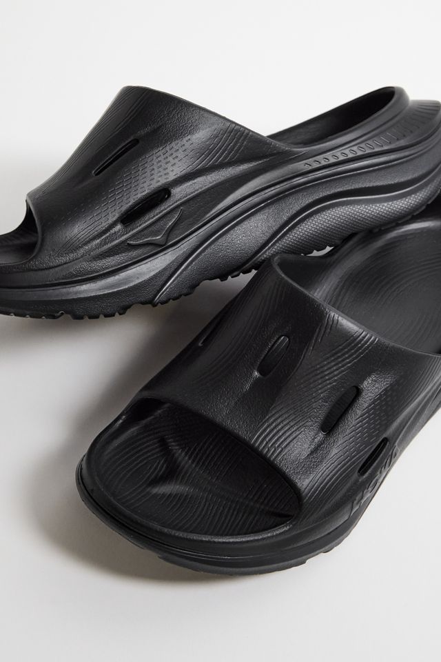 HOKA Schwarz Ora Erholung Dia 3 Sandalen #3