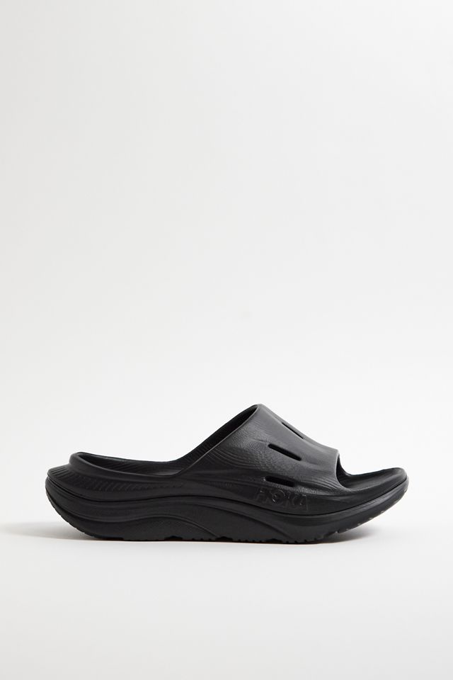 HOKA Schwarz Ora Erholung Dia 3 Sandalen #4
