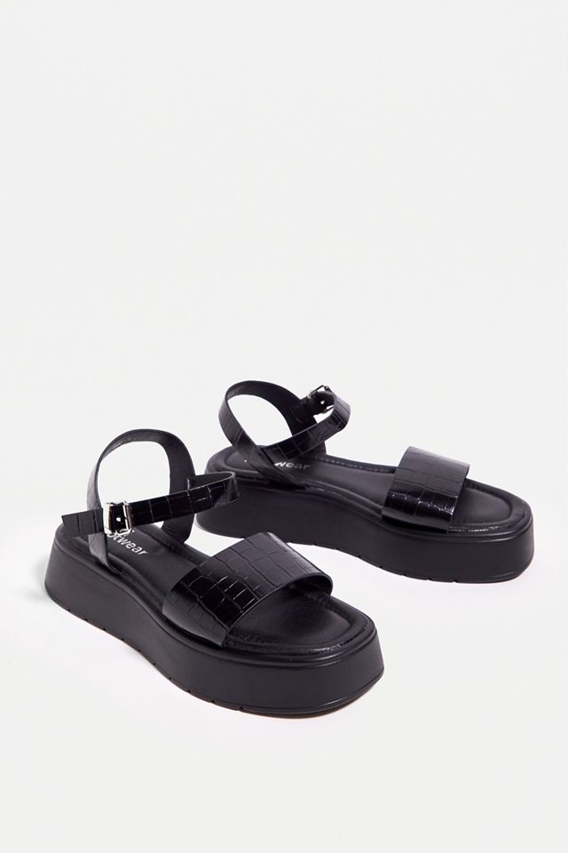 Koi Croc Strappy Sandals #1