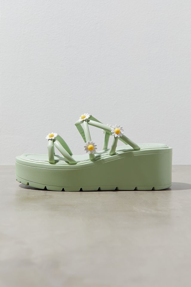 Koi - Sandales à brides marguerite vertes #3