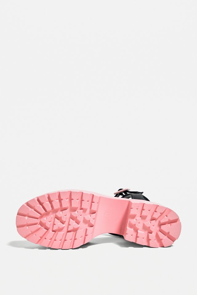 Koi – Sandalen „Rebel" mit rosafarbenen Herzen  #5