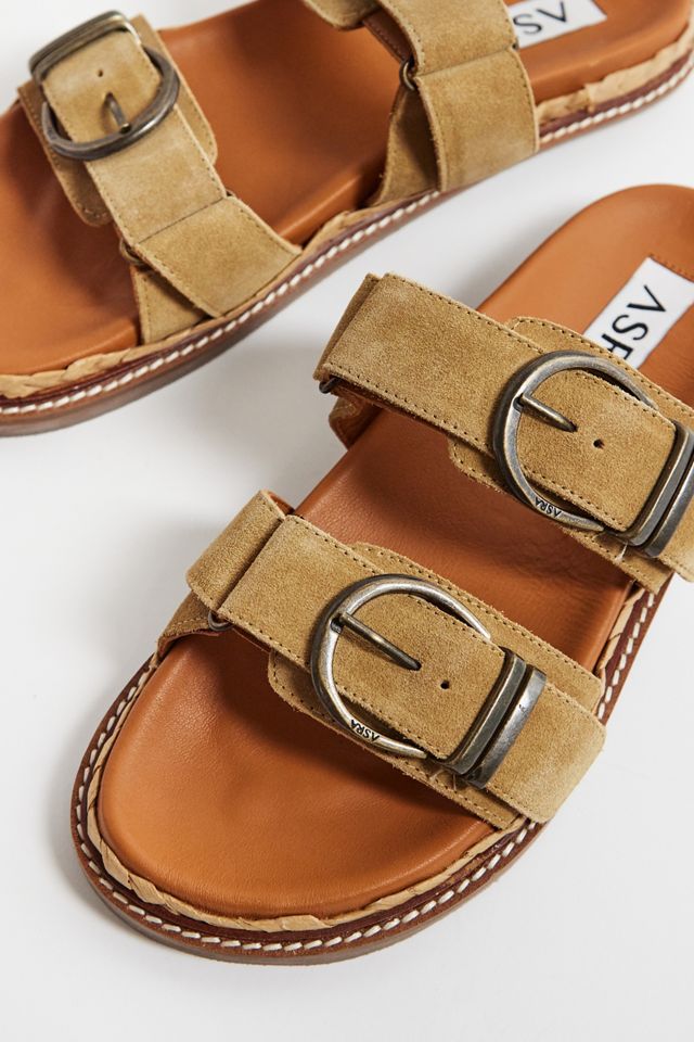 ASRA Maggie Tan Buckle Sandals  #3