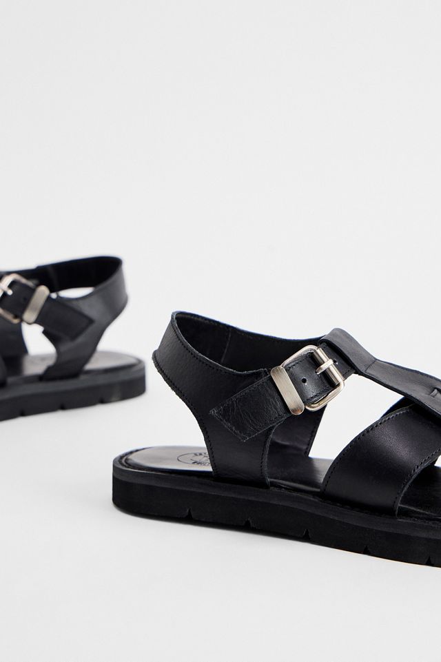 BDG Black Fisherman Leather Sandals
 #4