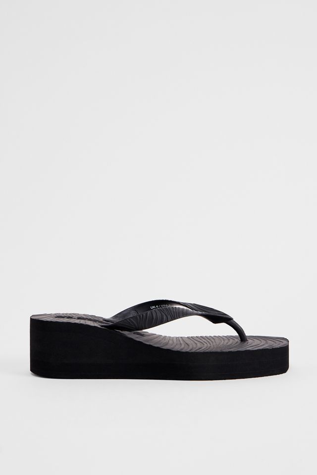 Infradito con Zeppa Alta Nera Sleepers #3
