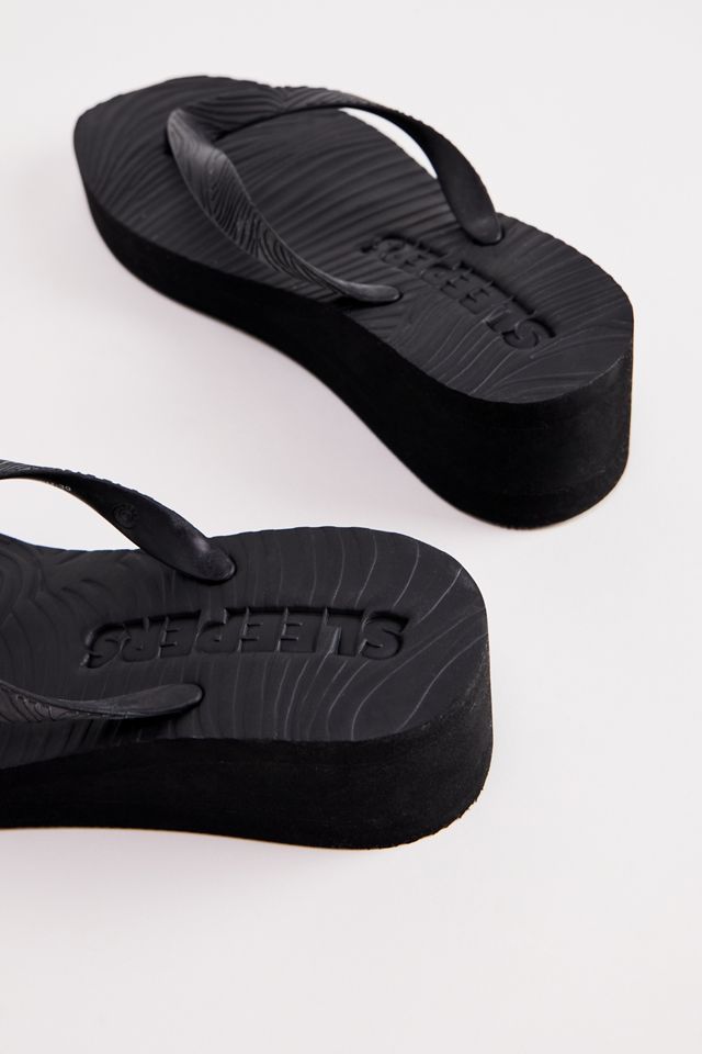 Infradito con Zeppa Alta Nera Sleepers #4