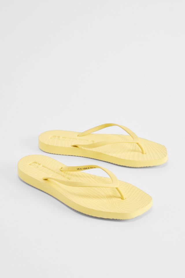 Sleepers Yellow Tapered Flip Flops #1