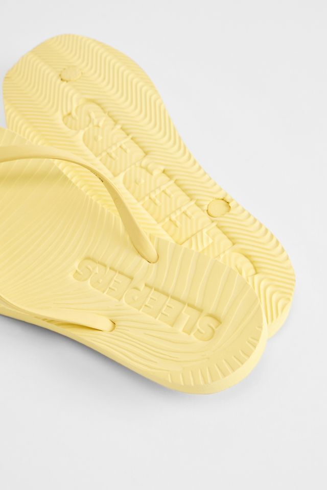 Sleepers Yellow Tapered Flip Flops #2