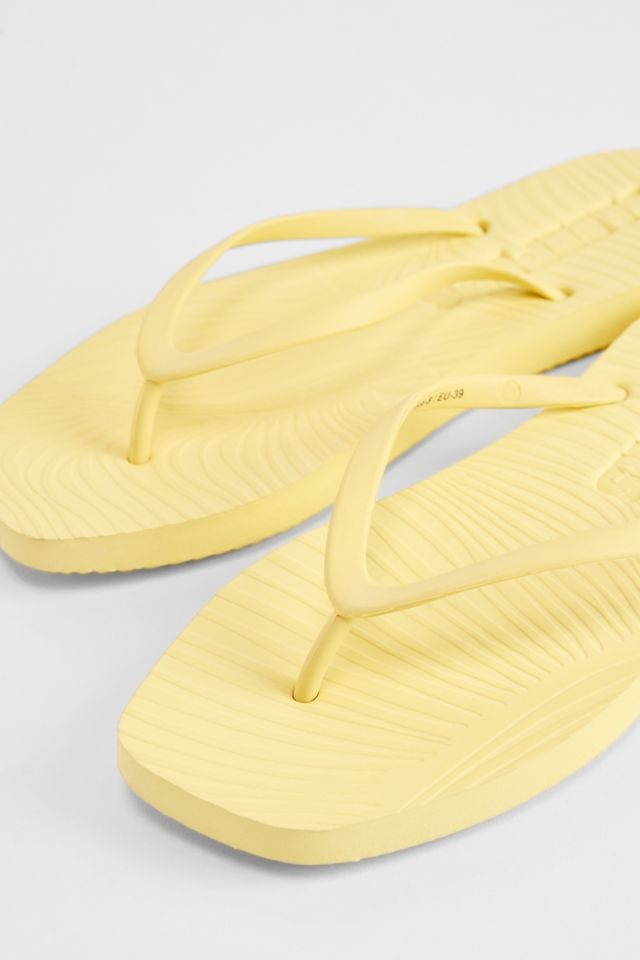 Sleepers Yellow Tapered Flip Flops #4