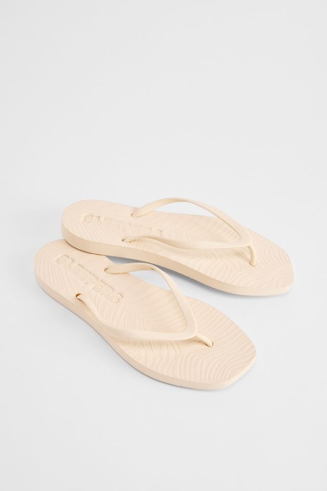 Sleepers Eggnog Tapered Flip Flops #1