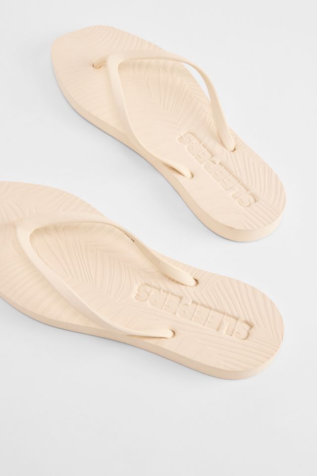 Sleepers Eggnog Tapered Flip Flops #4