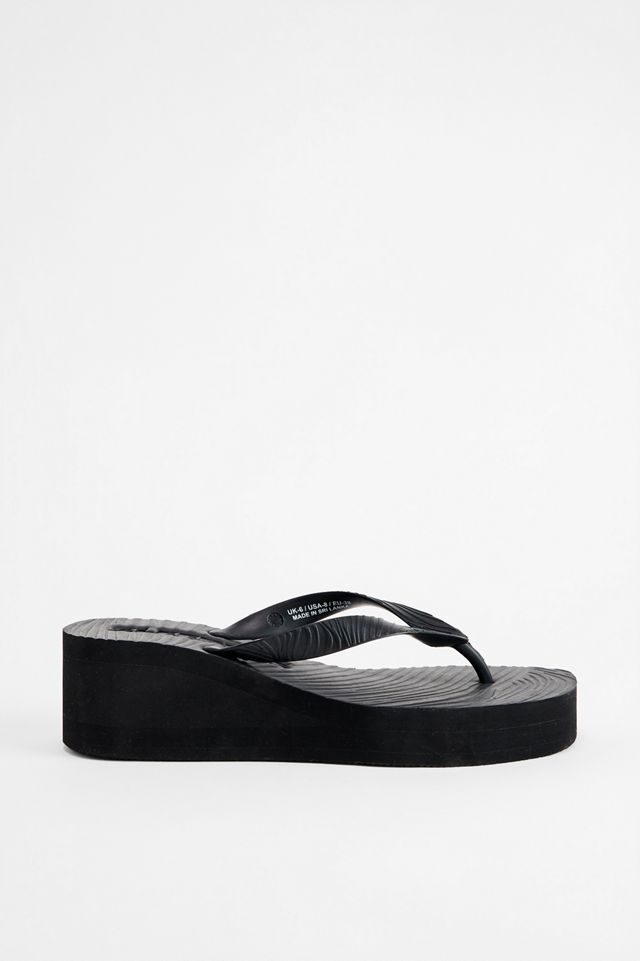 Sandalias Negras de Plataforma Alta Sleepers #2