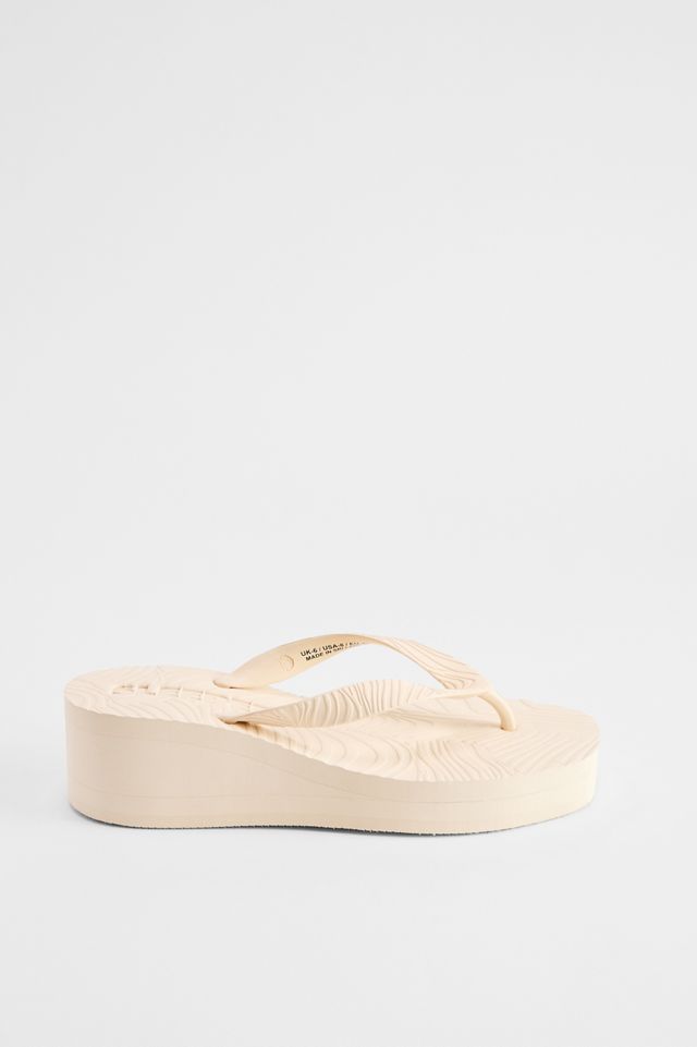 Tongs à plateforme haute crème Sleepers #2