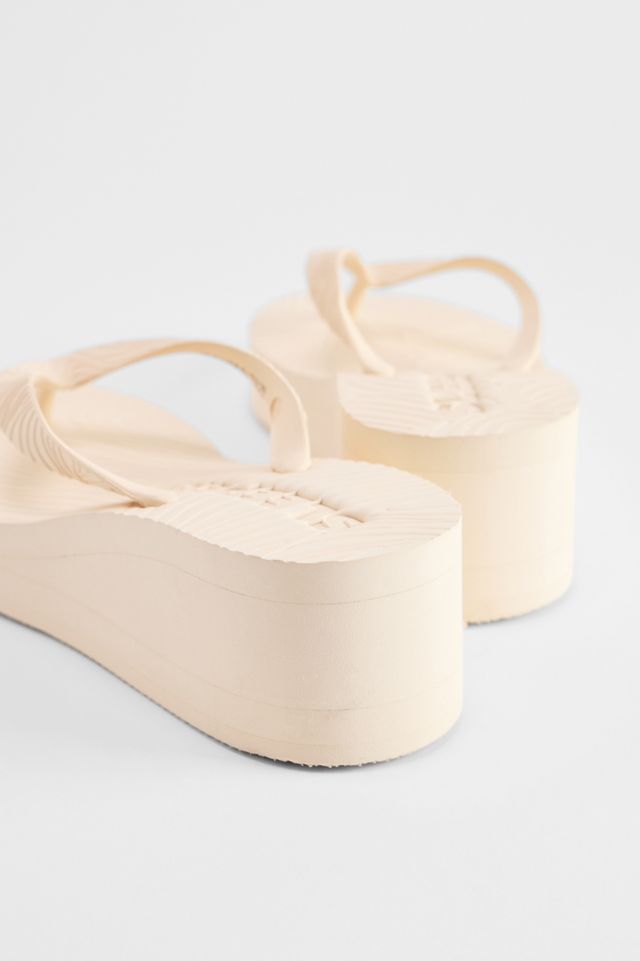 Tongs à plateforme haute crème Sleepers #4