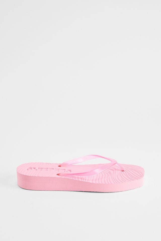 Sleepers Rosa Mittelhohe Plateau-Flip-Flops #2