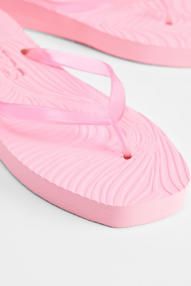 Sleepers Rosa Mittelhohe Plateau-Flip-Flops #3