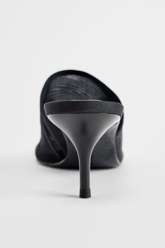 Charles & Keith Muli con Tacco in Rete Neri #4