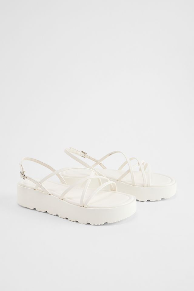 Sandali con Zeppa Bianca Charles & Keith #1