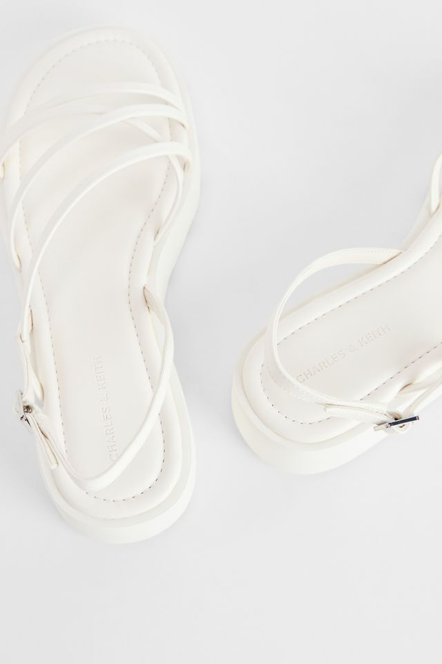 Sandali con Zeppa Bianca Charles & Keith #2