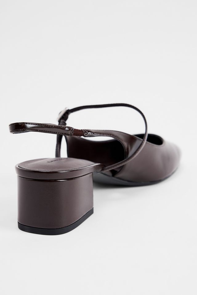 Scarpe Mary Jane con Tacco Color Borgogna Charles & Keith #4