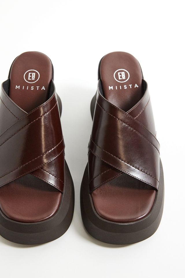 【関税込み】Miista ブラウン Janaina ミュール Janaina Dark Brown Mule Sandals | Miista