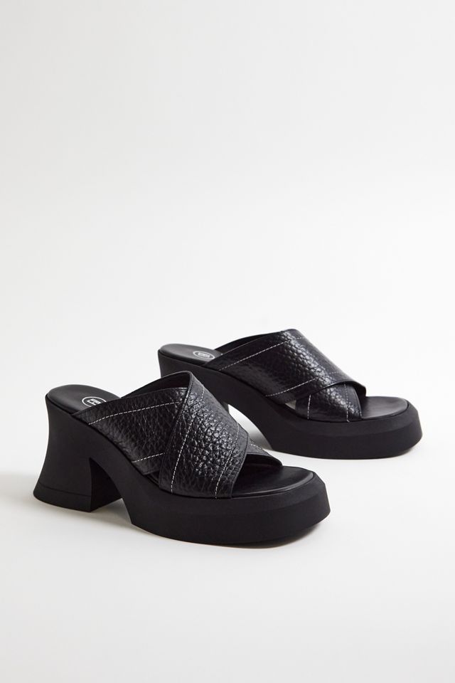E8 By Miista Raissa Black Mule Sandals | Urban Outfitters UK