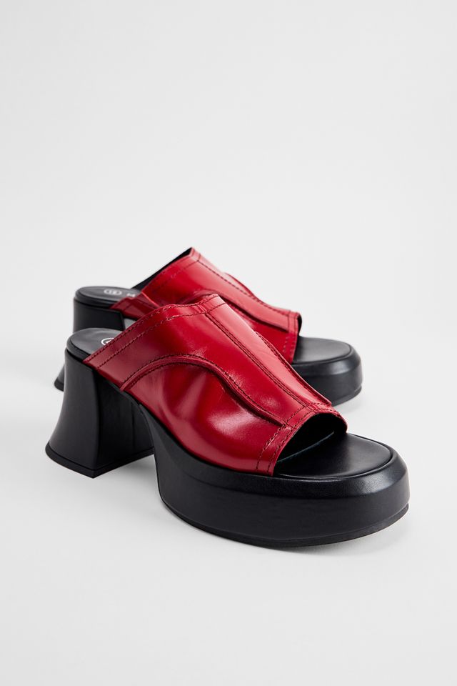Miista Red Lota Sandals | Urban Outfitters UK