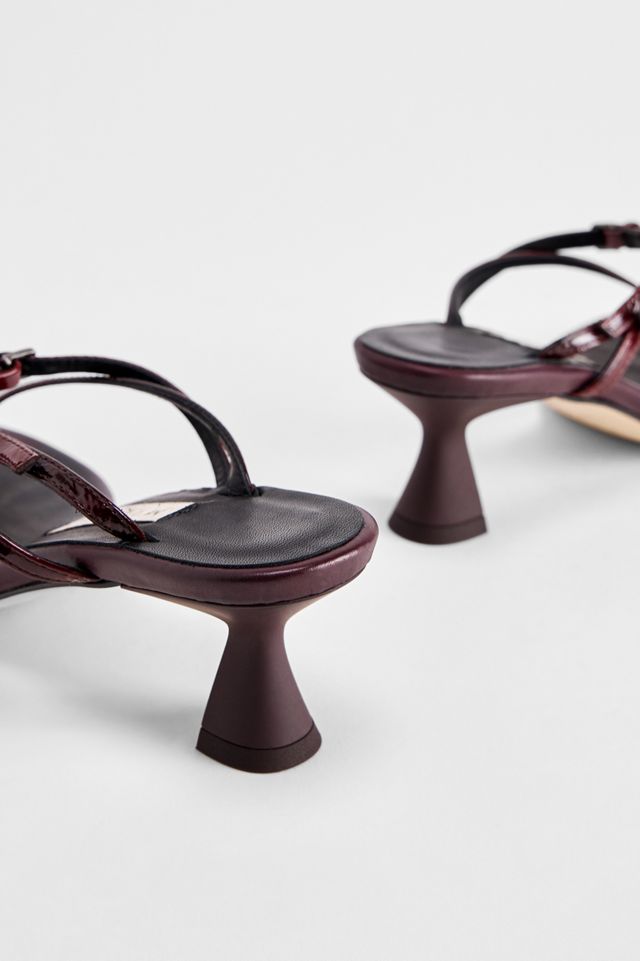 Miista Abisai Buckled Burgundy Heeled Sandals #4