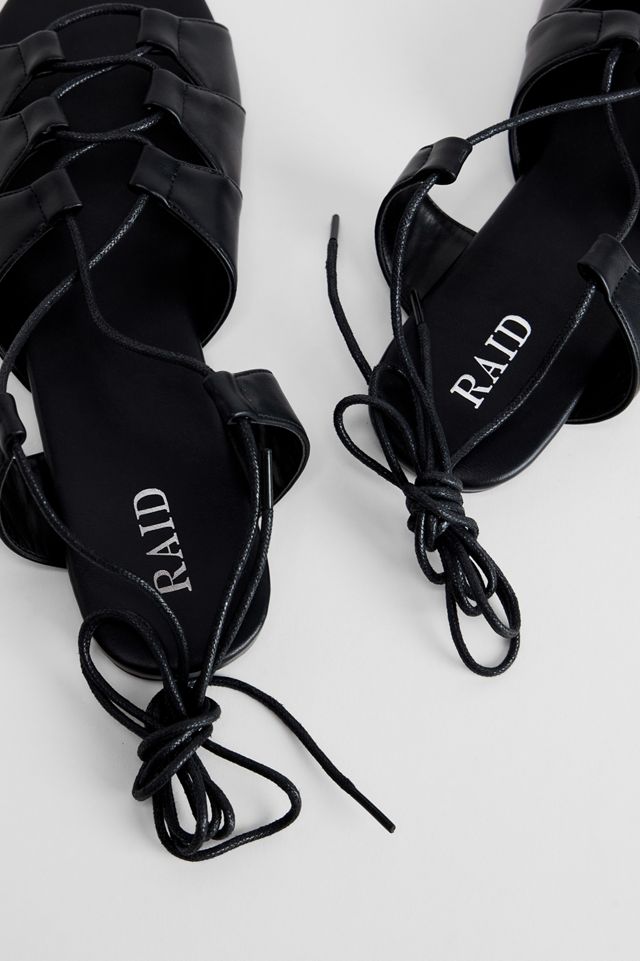 RAID Black Mira Ghille Sandals #4