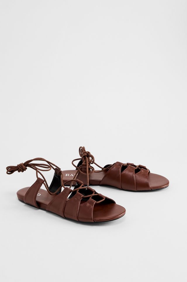 RAID Brown Mira Ghille Sandals #1