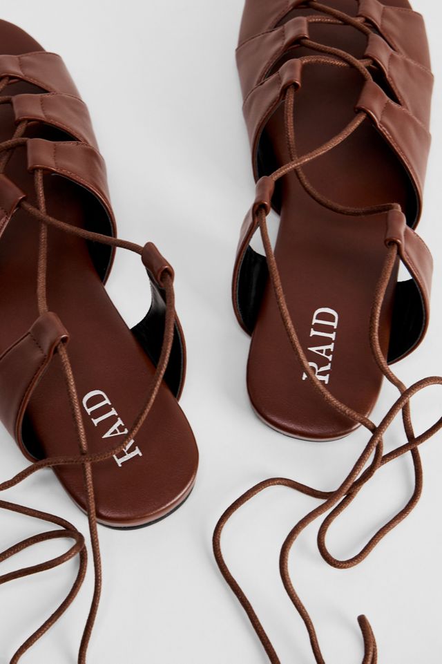 RAID Brown Mira Ghille Sandals #3