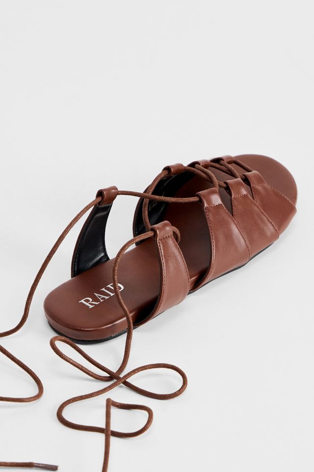 RAID Brown Mira Ghille Sandals #4